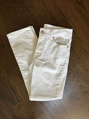 Levi's White 511 Slim Fit Jeans